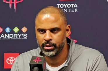 Ime Udoka after Rockets' 129-107 preseason win over the San Antonio Spurs