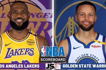 Los Angeles Lakers Vs Golden State Warriors | NBA Live Play By Play Scoreboard 2024