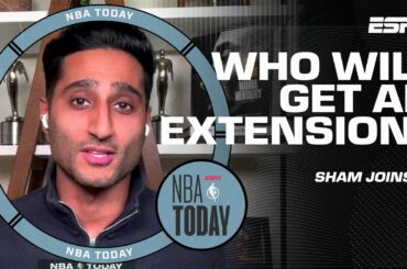 Shams Charania talks contract extensions! 💰 Which player is more IMPORTANT to extend? 🤔 | NBA Today