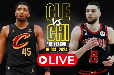 🔴LIVE : Chicago Bulls Vs Cleveland Cavaliers Full Game | NBA Live | NBA PRE SEASON | 2K