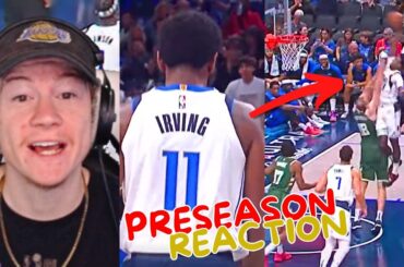 Reacting to Mavericks vs Bucks Preseason Game!