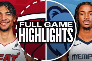 HEAT at GRIZZLIES | NBA PRESEASON FULL GAME HIGHLIGHTS | October 18, 2024