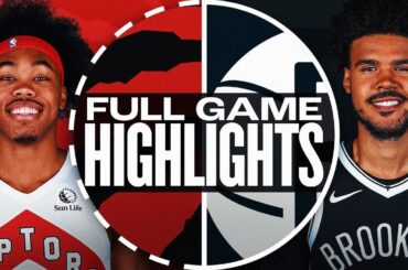 RAPTORS at NETS | NBA PRESEASON FULL GAME HIGHLIGHTS | October 18, 2024