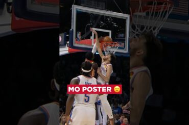 Can’t spell BOOM without MO #mogueye #dunk #poster #hawks #nba