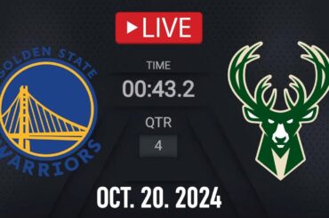 NBA LIVE! Golden State Warriors vs Milwaukee Bucks | October 20, 2024 | Bucks vs Warriors 2K25