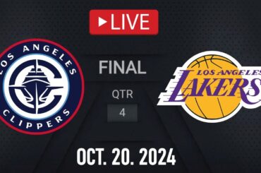 NBA LIVE! LA Lakers vs LA Clippers | October 20, 2024 | Clippers vs Lakers NBA2K