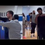 Luka Doncic Is Playing And Kyrie Irving Is Dancing Dallas Mavericks Practice Before Regular Season