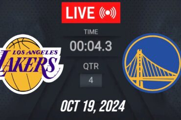 NBA LIVE! Los Angeles Lakers vs Golden State Warriors | October 19, 2024 | Warriors vs Lakers | 2K25