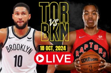 🔴LIVE : Brooklyn Nets Vs Toronto Raptors Full Game | NBA Live | NBA PRE SEASON | 2K