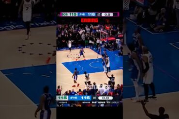 Smart Gave Heart Attack to Philly 😮 Celtics vs 76ers Cinematic Ending #nba #shorts