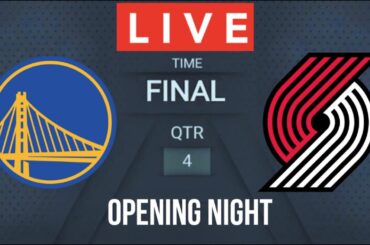 LIVE TODAY! WARRIORS VS BLAZERS NBA OPENING NIGHT NBA 2K25 Full Gameplay OCTOBER 21, 2024