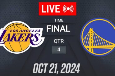 NBA LIVE! Los Angeles Lakers vs Golden State Warriors | October 21, 2024 | Warriors vs Lakers (2K25)