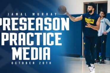 Jamal Murray Post Practice Media 🎙 | Denver Nuggets Preseason