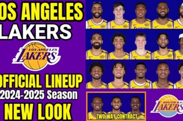 L A  Lakers OFFICIAL lineup 2024-25 NBA update