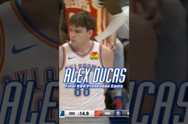 🏀 Aussie rookie Alex Ducas wraps up #NBApreseason 💪