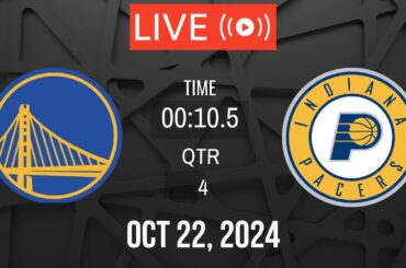 NBA LIVE! Golden State Warriors vs Indiana Pacers I  October 22, 2024 I Warriors vs Pacers LIVE 2K25