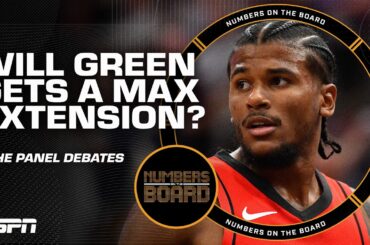 Does Jalen Green deserve a MAX DEAL without making an All-Star Team? | Numbers on the Board