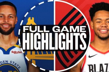 WARRIORS vs TRAIL BLAZERS FULL GAME HIGHLIGHTS | October 22, 2024 | 2024 NBA Season Highlights 2K25