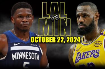 Los Angeles Lakers vs Minnesota Timberwolves Full Game Highlights - October 22  | 2024-25 NBA Season