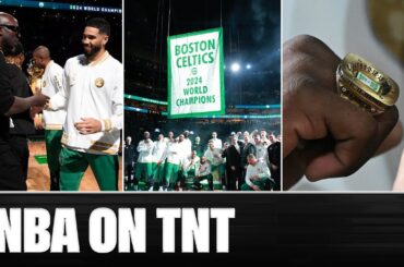 The Celtics Raise Their 18th Championship Banner ☘️ | Full Celtics Ring Ceremony | NBA on TNT