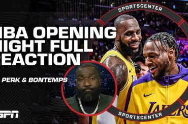 Kendrick Perkins' REACTION to LeBron & Bronny together + The Celtics' 29 3-pointers 😳 | SportsCenter