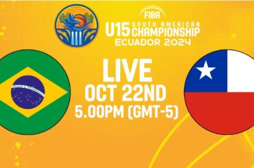 Brazil v Chile | Full Basketball Game | South American U15 Championship 2024