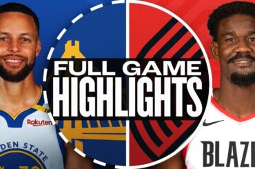 WARRIORS vs TRAIL BLAZERS FULL GAME HIGHLIGHTS | October 23, 2024 | 2024 NBA Season Highlights 2K25