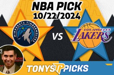 Minnesota Timberwolves vs. LA Lakers 10/22/24 NBA Picks & Predictions by Tony Tellez,