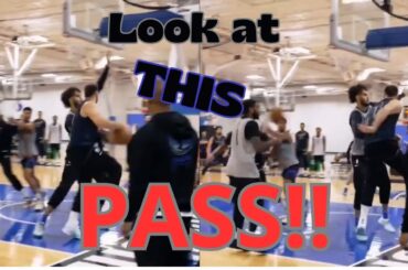 Luka Doncic makes BRILLIANT PASS at last Dallas Mavericks practice. MVP season incoming ...