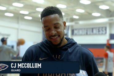 CJ McCollum | Pelicans vs. Bulls Shootaround 10/23/24