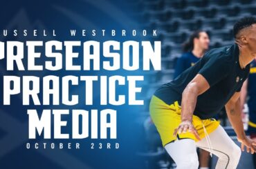 Russell Westbrook Post Practice Media 🎙 | Denver Nuggets Preseason