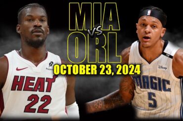 Miami Heat vs Orlando Magic Full Game Highlights - October 23, 2024 | 2024-25 NBA Season