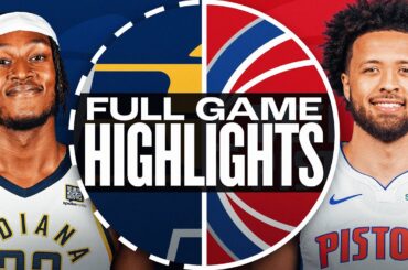 PACERS at PISTONS | FULL GAME HIGHLIGHTS | October 23, 2024