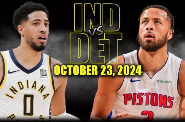 Indiana Pacers vs Detroit Pistons Full Game Highlights - October 23, 2024 | 2024-25 NBA Season