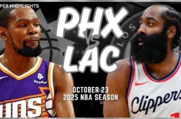 Phoenix Suns vs LA Clippers Full Game Highlights | Oct 23 | 2025 NBA Season