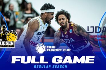 MHP RIESEN Ludwigsburg v JDA Bourgogne Dijon | Full Basketball Game | FIBA Europe Cup 2024-25