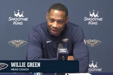 Willie Green on opening night win, team defense | Pelicans-Bulls Postgame 10/23/24