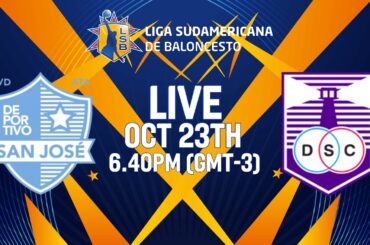 San Jose v Defensor Sporting Club | Full Basketball Game | Liga Sudamericana de Baloncesto FIBA 2024