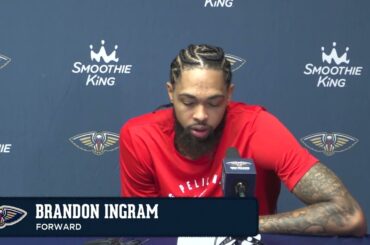 Brandon Ingram on offensive attack, Dejounte Murray | Pelicans-Bulls Postgame 10/23/24