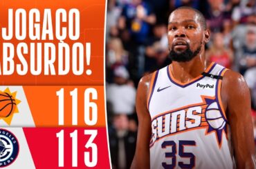 DURANT X HARDEN! SUNS vencem Clippers na prorrogação e com final ELETRIZANTE  | MELHORES MOMENTOS