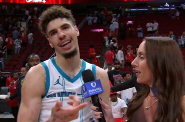 LaMelo Ball hilarious postgame interview wishing LaVar Ball Happy Birthday 😂