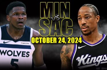 Sacramento Kings vs Minnesota Timberwolves Full Game Highlights - October 24  | 2024-25 NBA Season