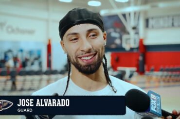 Jose Alvarado on Dejounte Murray injury, Zion Williamson return | New Orleans Pelicans