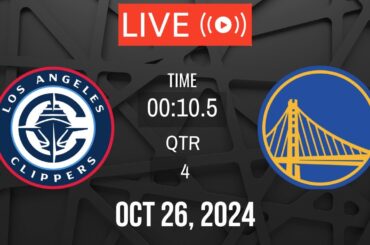 NBA LIVE! Los Angeles Clippers vs Golden State Warriors October 26, 2024 I Warriors vs Clippers 2K25