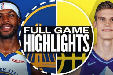 WARRIORS at JAZZ | FULL GAME HIGHLIGHTS | October 25, 2024