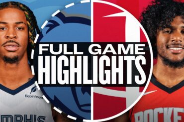 GRIZZLIES at ROCKETS | FULL GAME HIGHLIGHTS | October 25, 2024