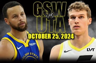 Golden State Warriors vs. Utah Jazz Full Game Highlights - October 25, 2024 | 2024-25 NBA Season