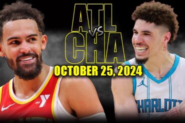 Atlanta Hawks vs Charlotte Hornets Full Game Highlights - October 25, 2024 | 2024-25 NBA Season