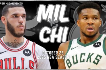 Milwaukee Bucks vs Chicago Bulls Full Game Highlights | Oct 25 | 2025 NBA Season