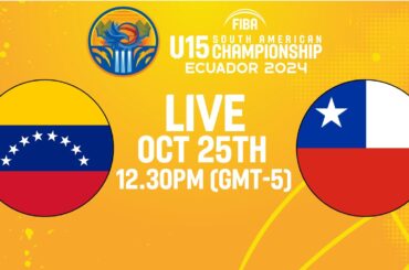 Venezuela v Chile | Full Basketball Game | South American U15 Championship 2024